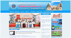 Desktop Screenshot of caodangytetg.edu.vn